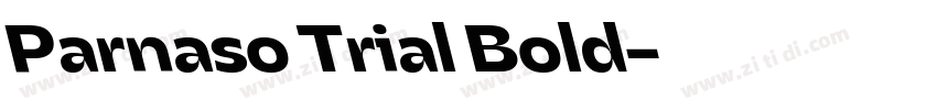 Parnaso Trial Bold字体转换
